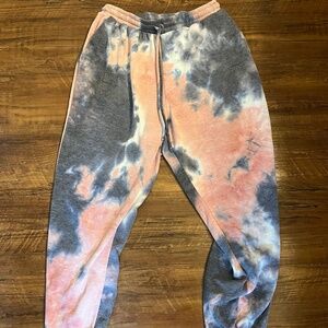 Women’s sweatpant joggers tie dye